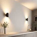 AstraBeam - LED-Wandleuchte für den Außenbereich mit warmem Licht