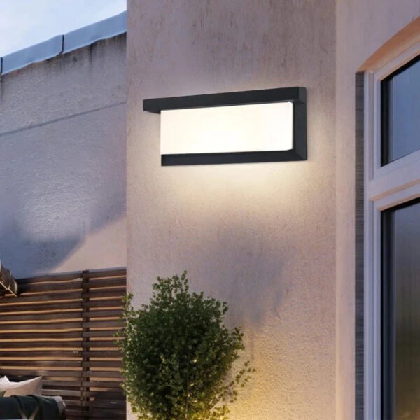 HorizonShine - Langlebige, wasserdichte LED-Wandleuchte
